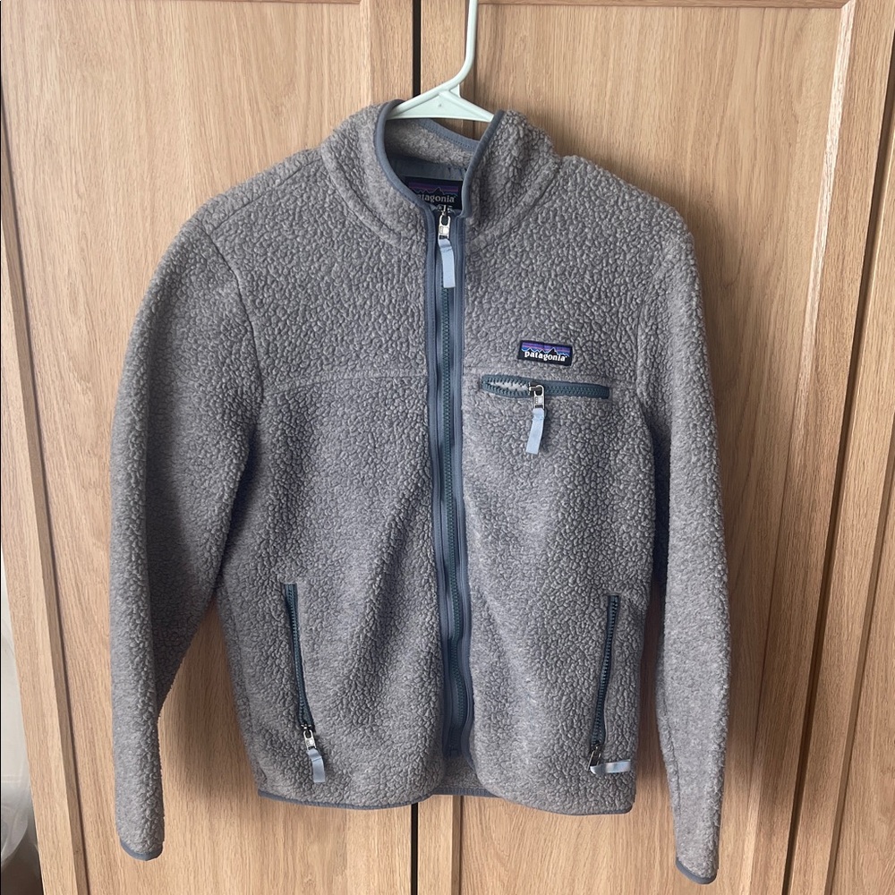 Patagonia Charcoal Re-Tool Zip Jacket - Small
